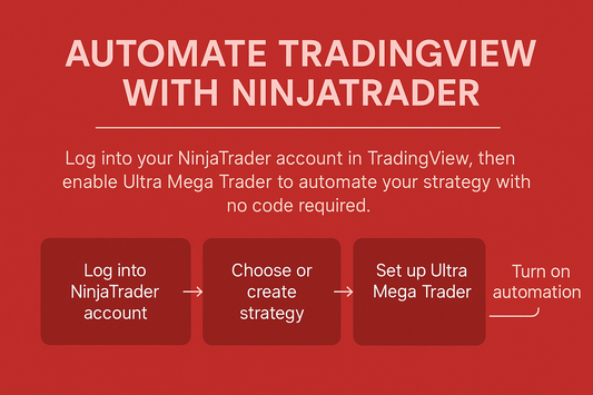 How to automate NinjaTrader trades in TradingView (No Coding)