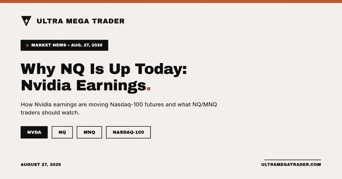 Nvidia earnings lifting NQ and MNQ Nasdaq-100 futures