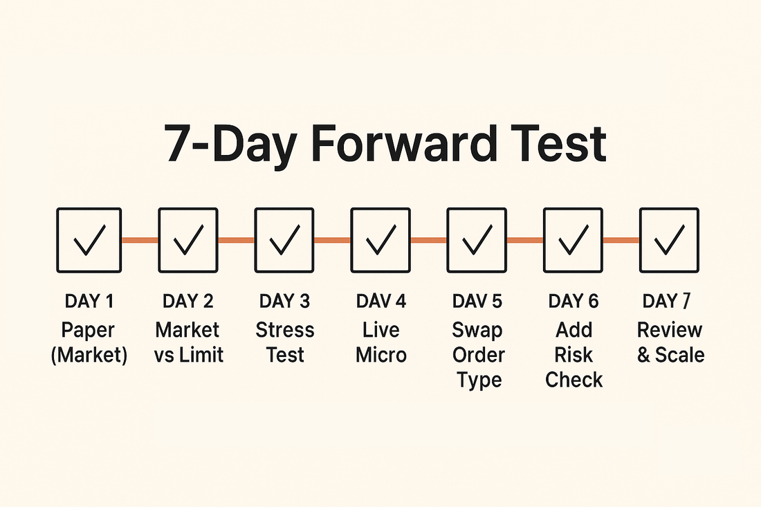 7-Day Plan Paper to Live Automation