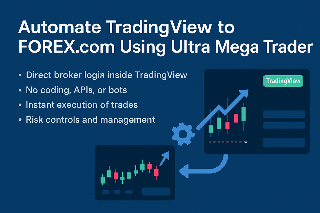 How to automate trades using Forex.com and TradingView (No Code)