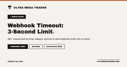 TradingView webhook request timing out at the three-second limit
